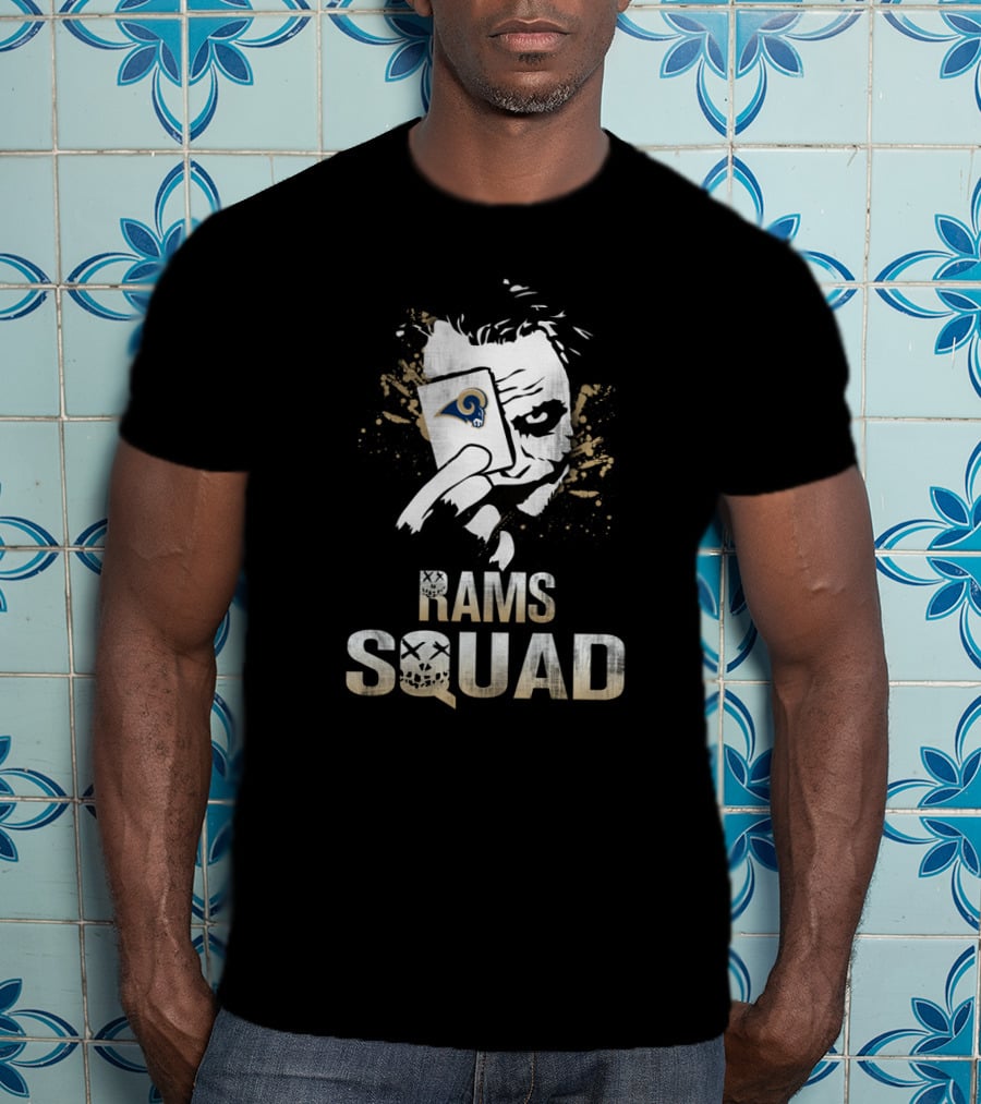 Rams Squad Joker Los Angeles Rams Fans T-Shirt