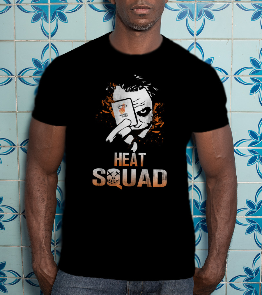 Heat Squad Miami Heat Fans Joker Card T-Shirt