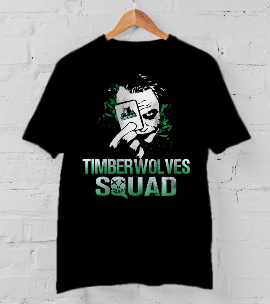 Timberwolves Squad Joker Card Fan T-Shirt