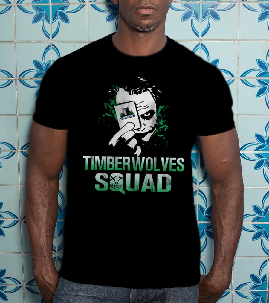 Timberwolves Squad Joker Card Fan T-Shirt
