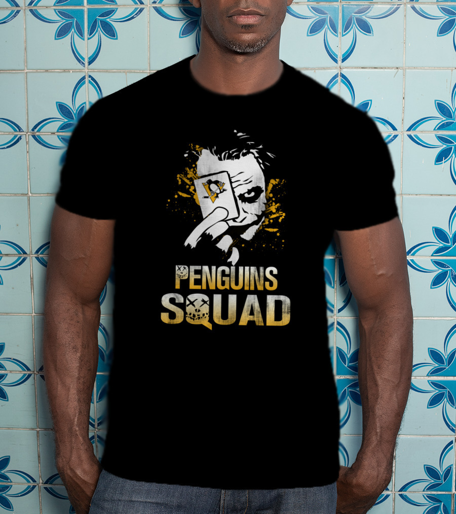 Penguins Squad Joker Card Pittsburgh Fans T-Shirt