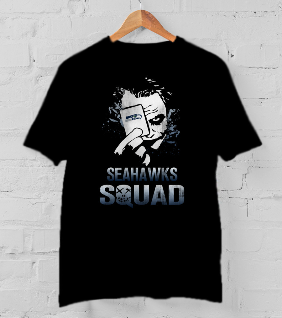 Seahawks Squad Joker Card Seattle Seahawks Fans T-Shirt