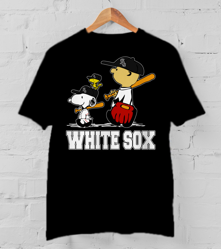 Snoopy Woodstock White Sox Fans T-Shirt