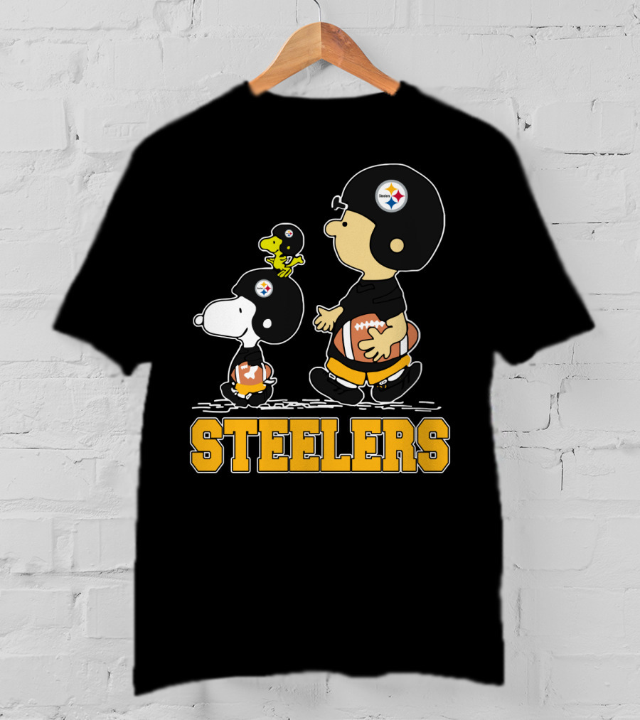 Snoopy Steelers Football Pittsburgh Fans T-Shirt
