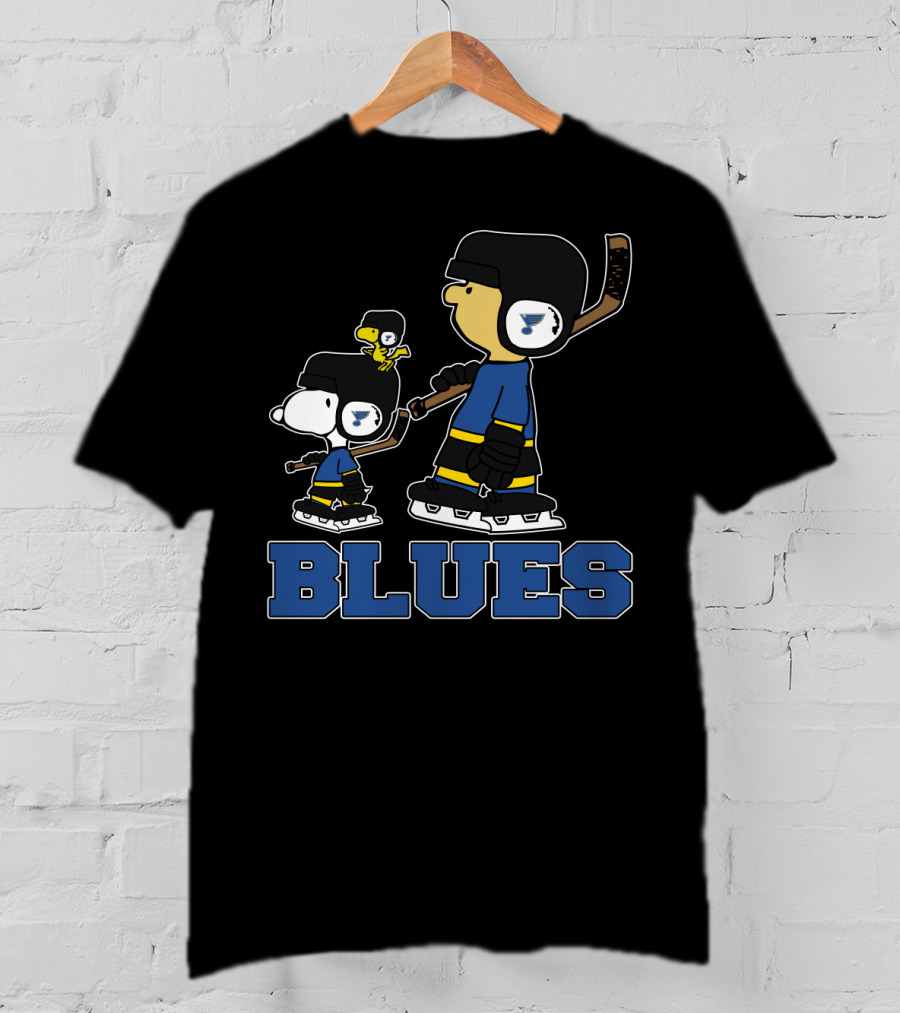 Snoopy Woodstock St. Louis Blues Hockey Fans Dumpty T-Shirt