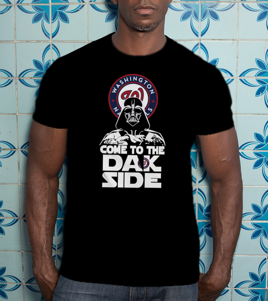 Come To The Dark Side Darth Vader Washington Nationals T-Shirt