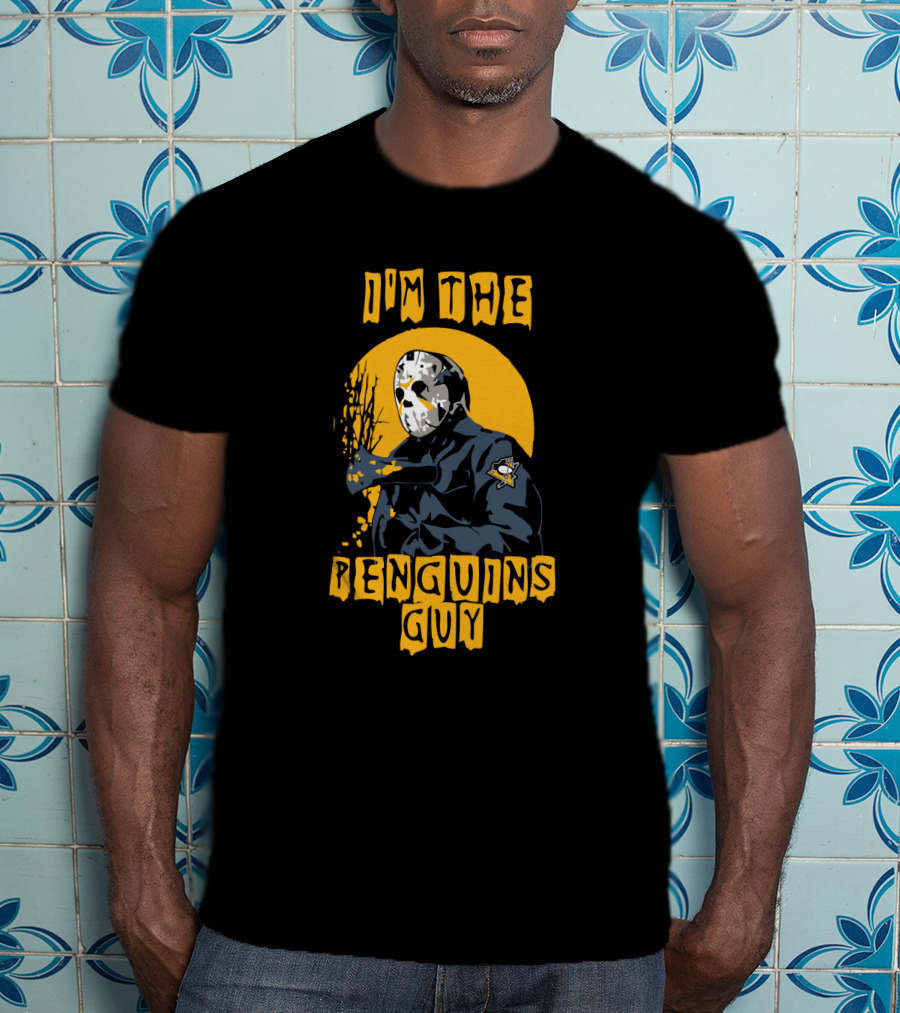 I'm The Penguins Guy Jason Voorhees With Pittsburgh Penguins T-Shirt