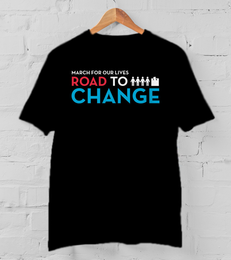 March For Our Lives Road To Change People Holding Hands T-Shirt