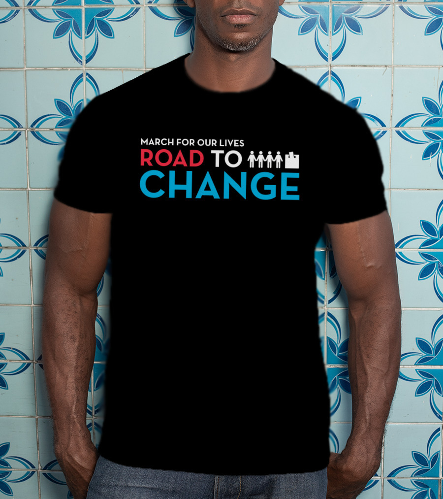 March For Our Lives Road To Change People Holding Hands T-Shirt