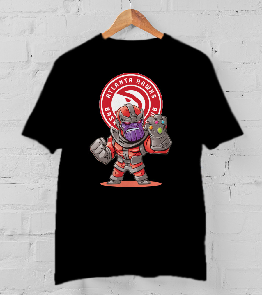 Atlanta Hawks Basketball Thanos T-Shirt