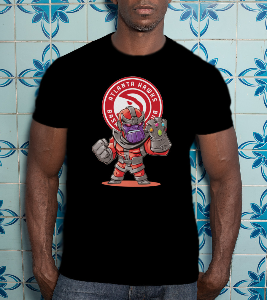 Atlanta Hawks Basketball Thanos T-Shirt