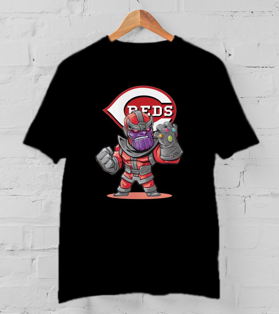 Thanos Meets Cincinnati Reds Fans In Mashup Crossover T-Shirt