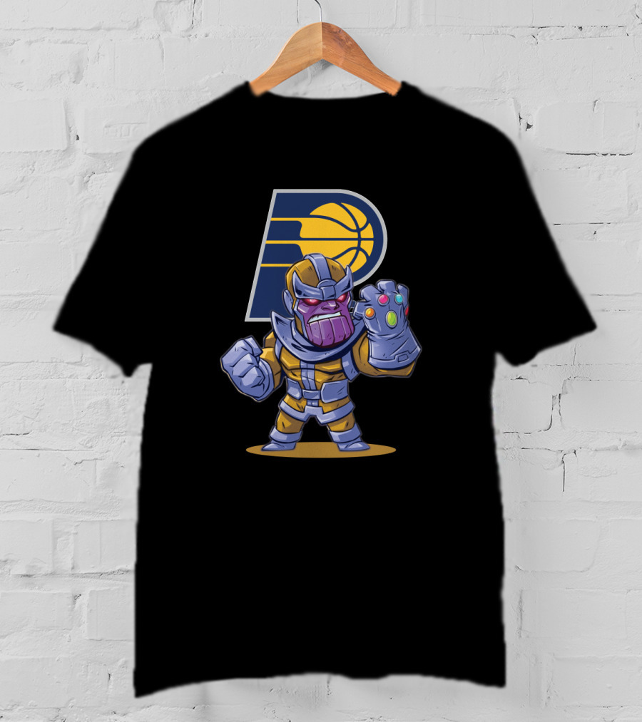 Thanos Indiana Pacers Crossover With Infinity Gauntlet T-Shirt