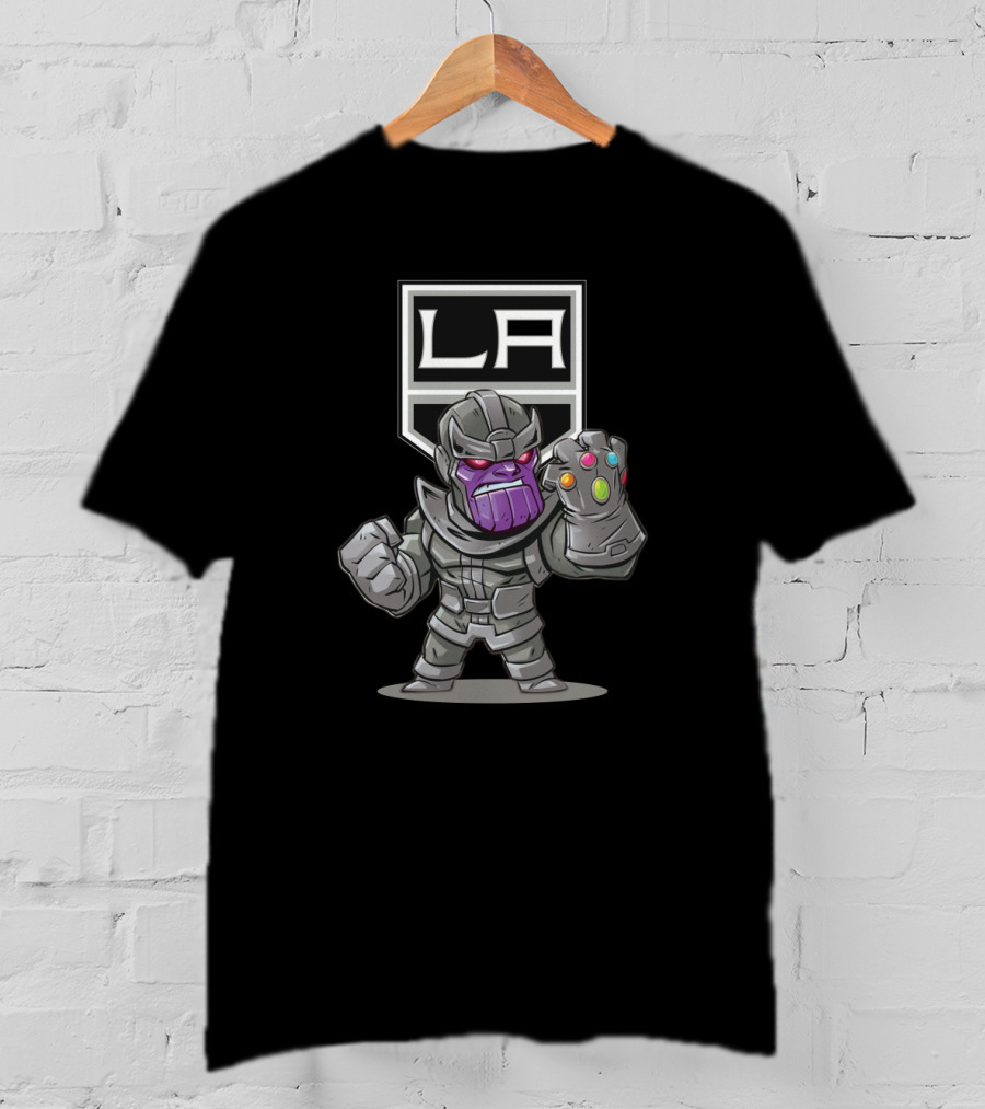 Thanos La Kings Fans Infinity Gauntlet Mashup T-Shirt
