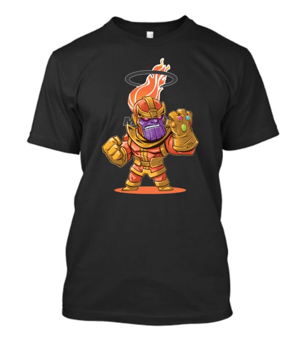 Thanos Infinity Gauntlet Miami Heat Crossover T-Shirt