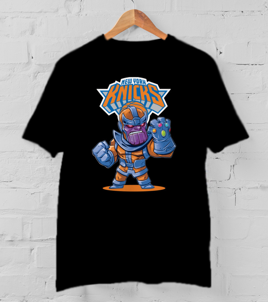 New York Knicks Thanos Crossover T-Shirt