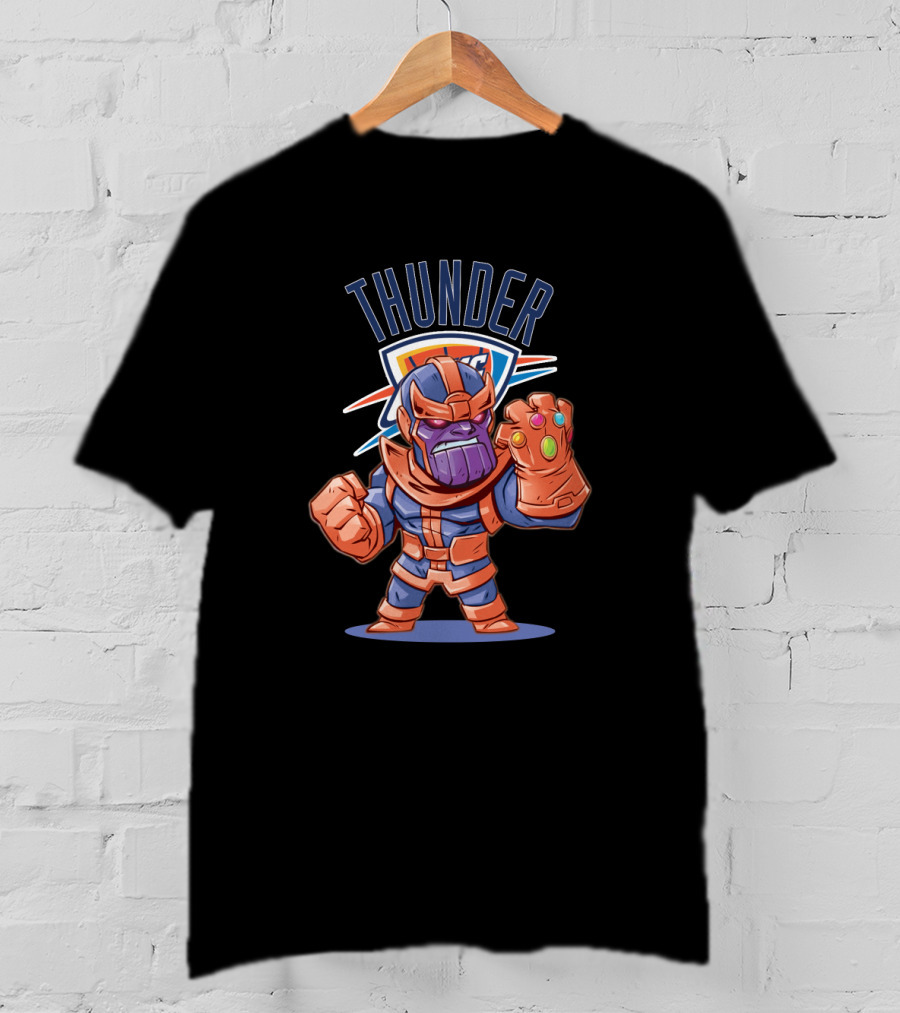 Thanos Thunder Oklahoma City Fans T-Shirt