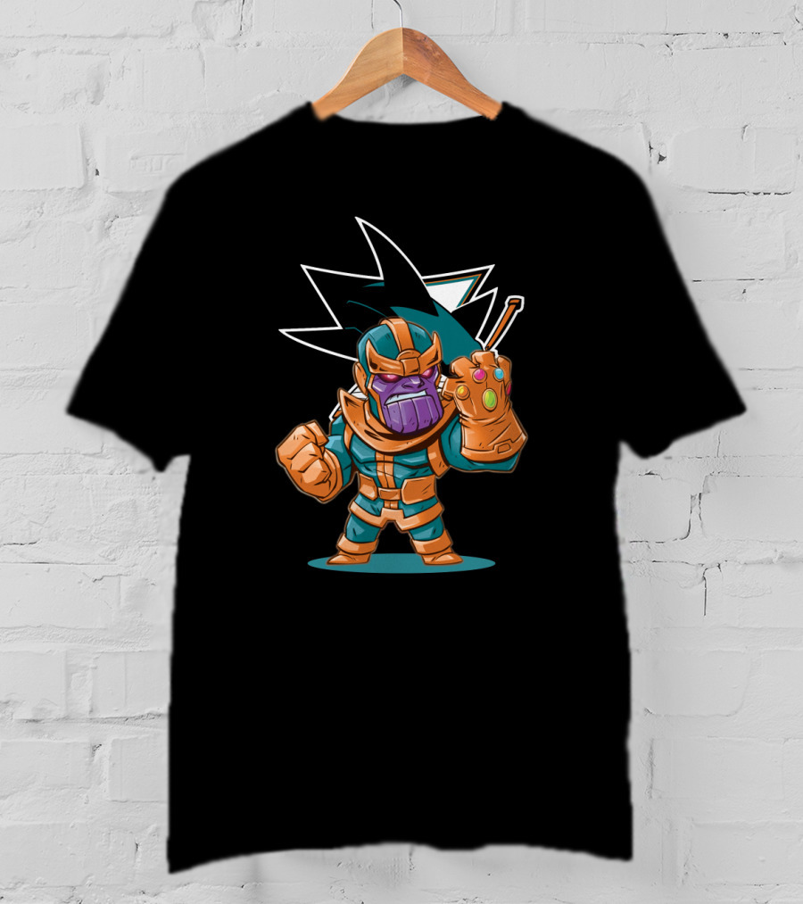 Thanos San Jose Sharks Fans Crossover Character T-Shirt