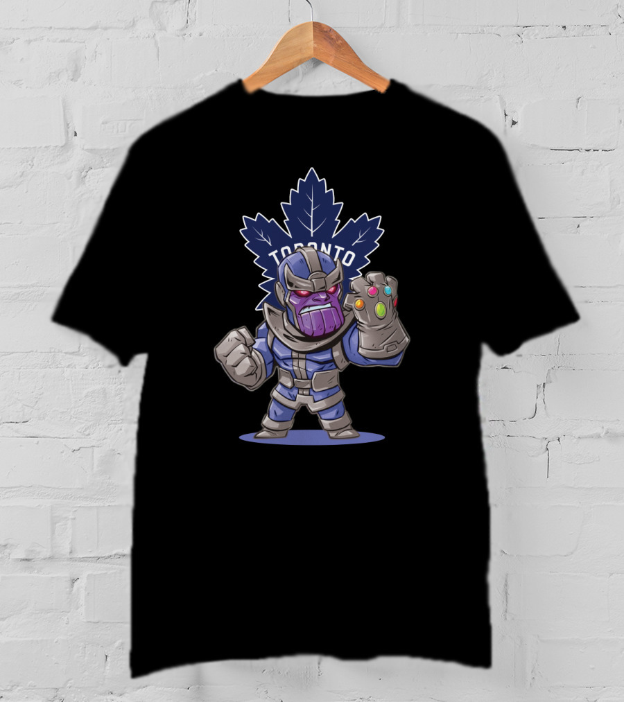 Toronto Maple Leafs Fans Thanos Infinity Gauntlet T-Shirt
