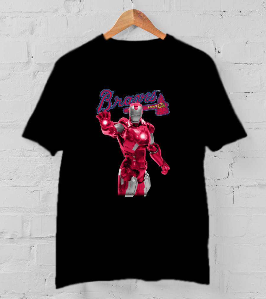 Atlanta Braves Iron Man Crossover T-Shirt