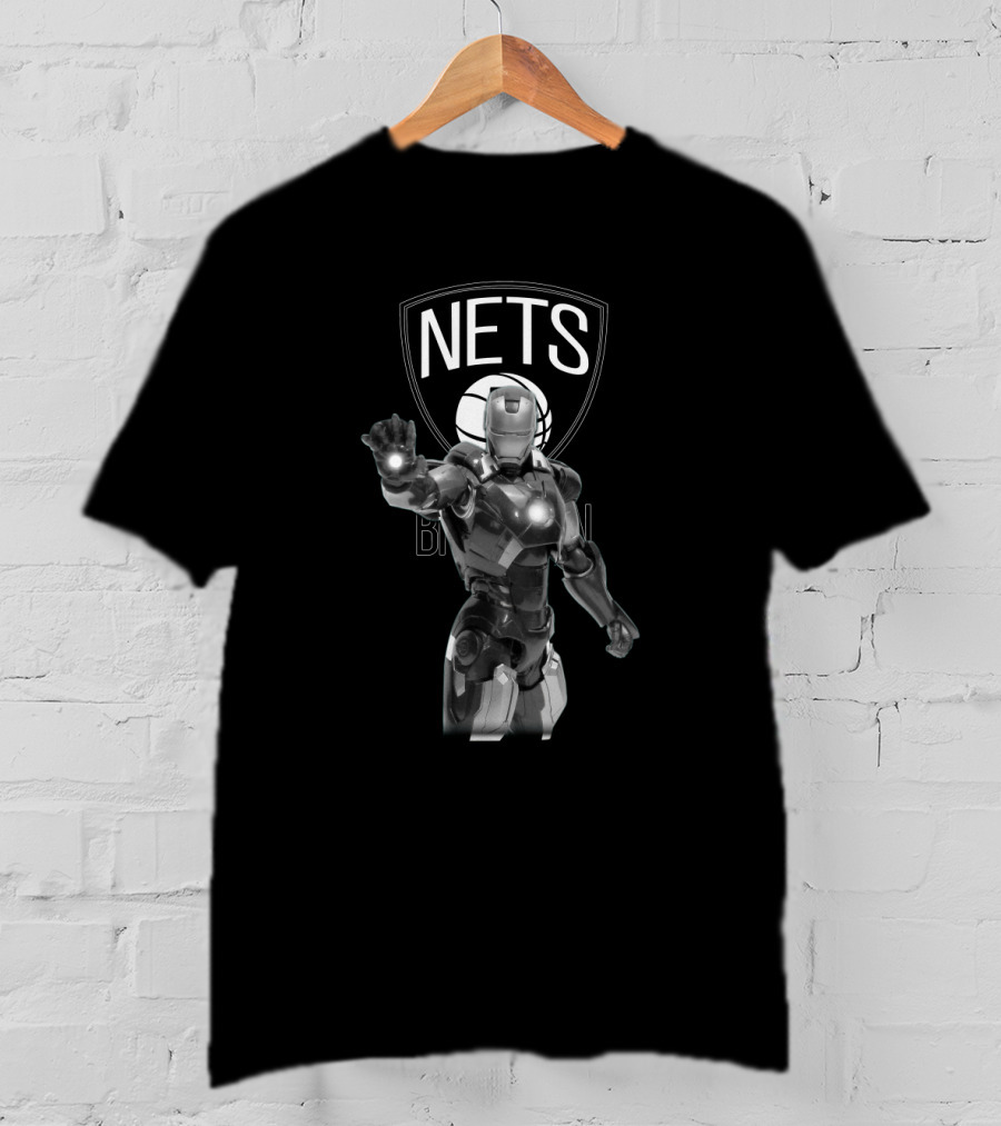 Iron Man Brooklyn Nets Crossover For Fans T-Shirt