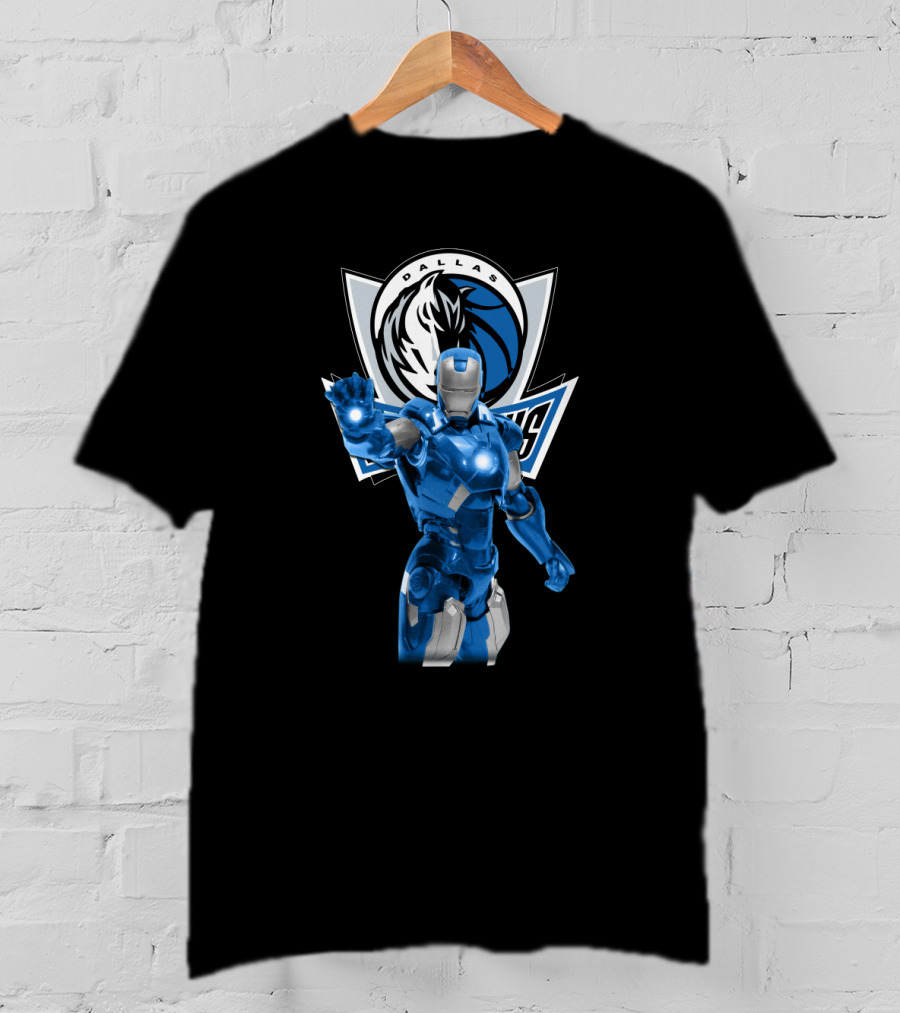 Iron Man Dallas Mavericks Fans T-Shirt