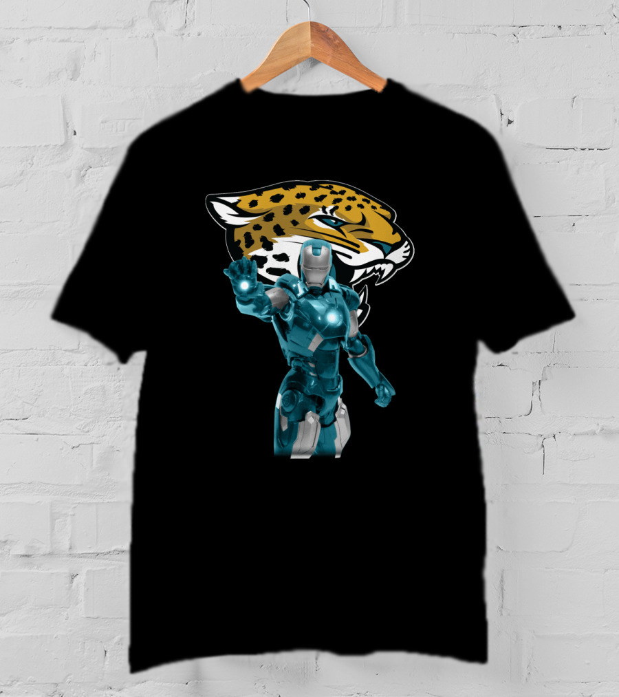 Iron Man Jacksonville Jaguars Fan Mashup T-Shirt