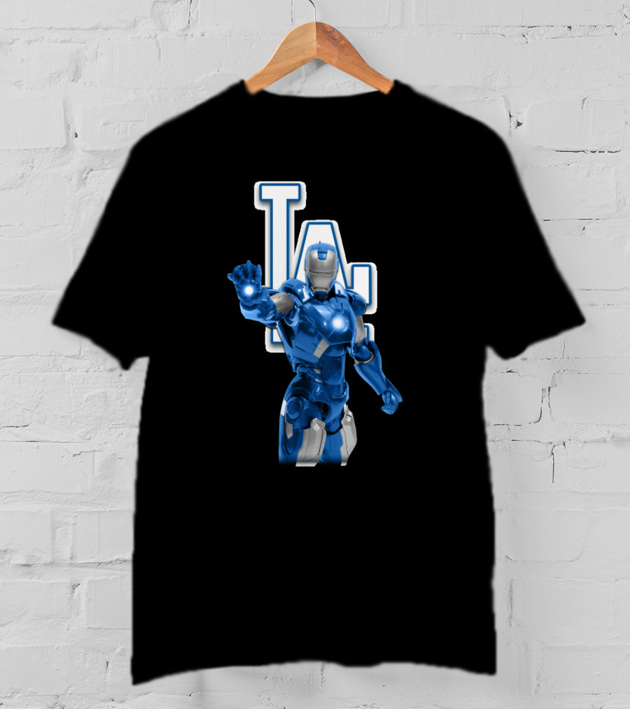 Los Angeles Dodgers Iron Man Hybrid With LA T-Shirt