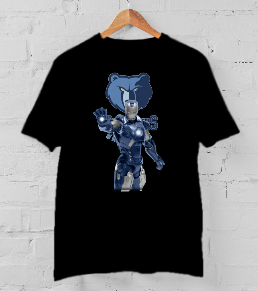 Iron Man Memphis Grizzlies Fan Gear T-Shirt