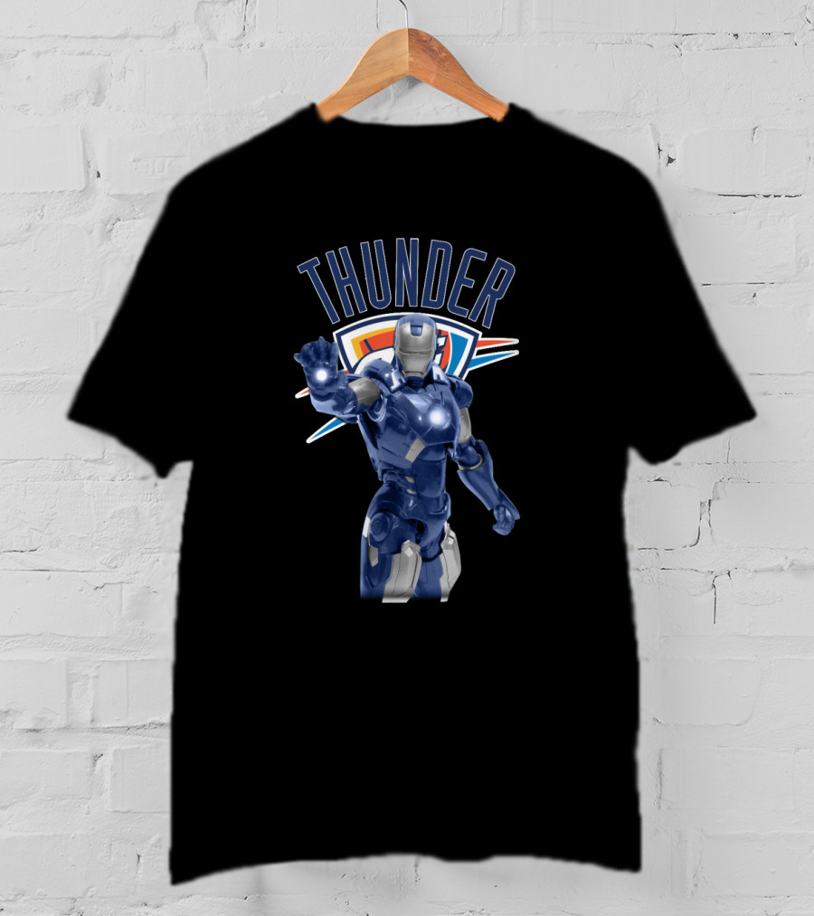 Iron Man Thunder Oklahoma City Fans T-Shirt