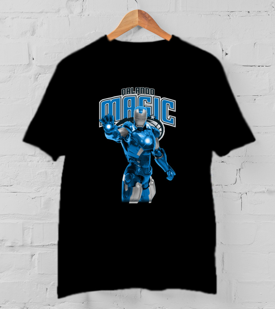 Iron Man Orlando Magic Crossover For Fans T-Shirt