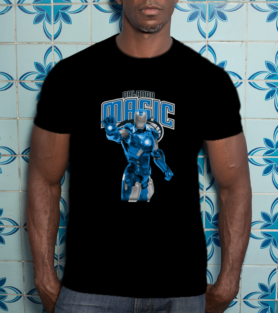 Iron Man Orlando Magic Crossover For Fans T-Shirt