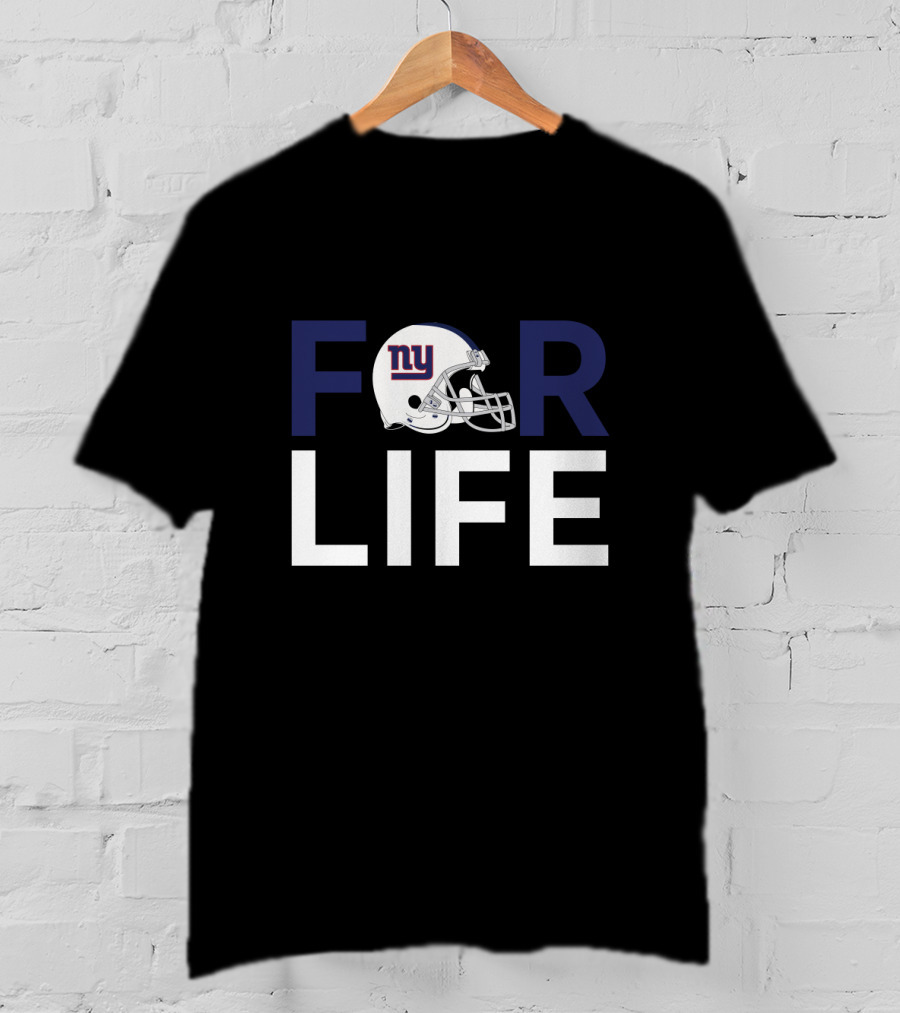 New York Giants Helmet For Life For Fans T-Shirt