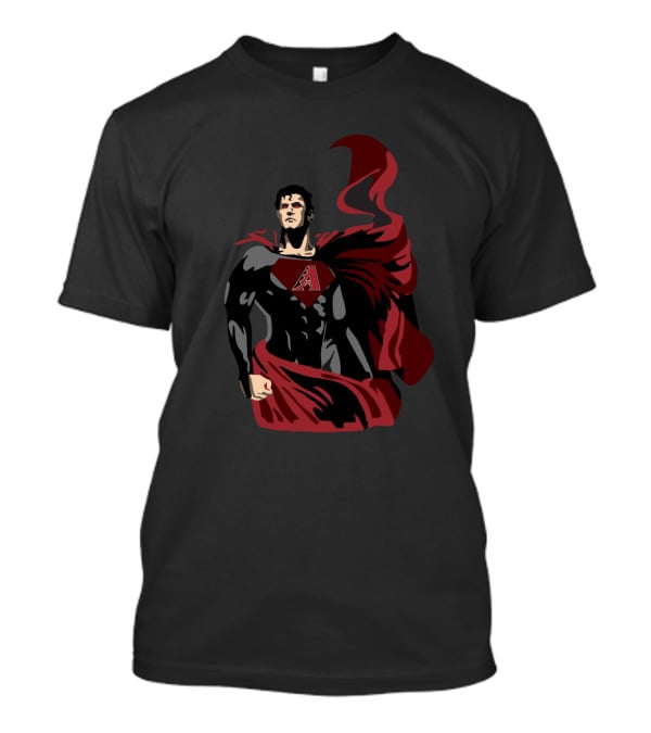Superman Arizona Diamondbacks Fans Heroic Symbol T-Shirt
