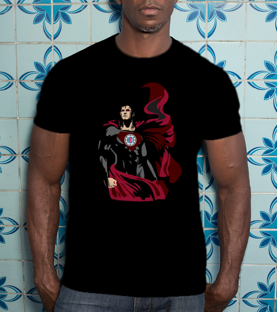 Superman La Clippers Logo For Fans T-Shirt