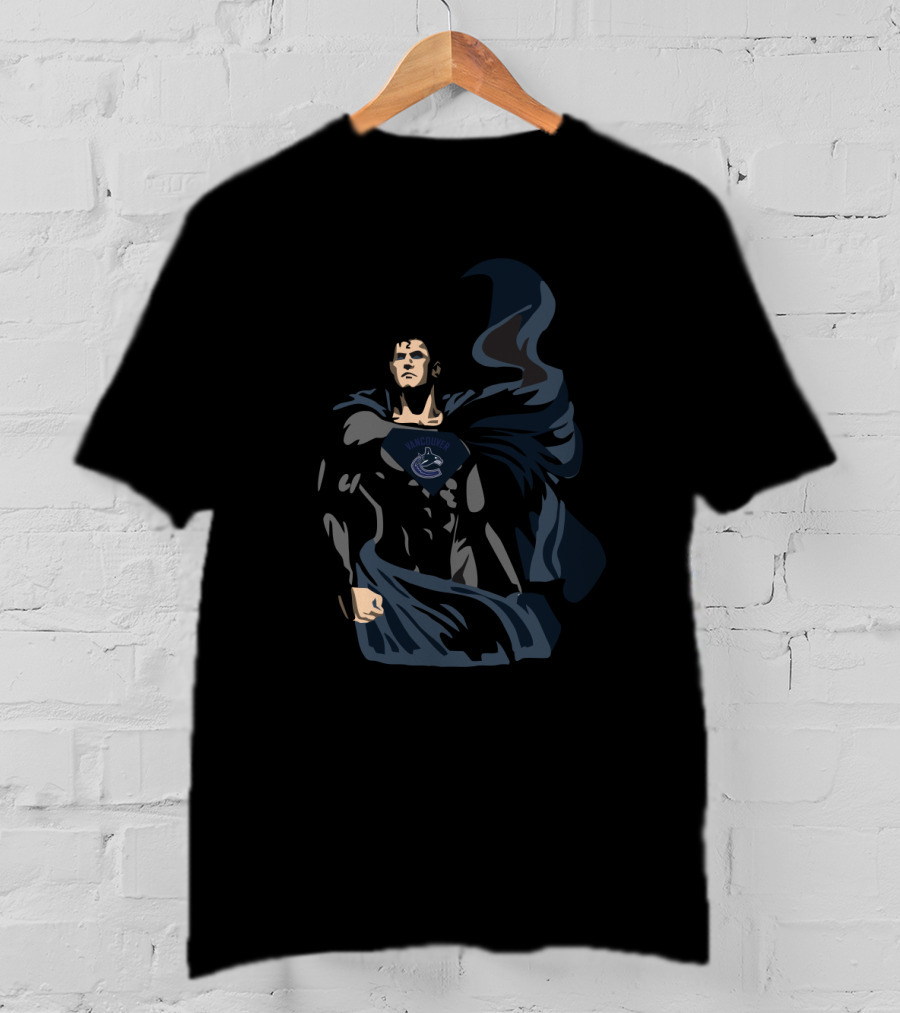 Superman Vancouver Canucks Fan Hero T-Shirt