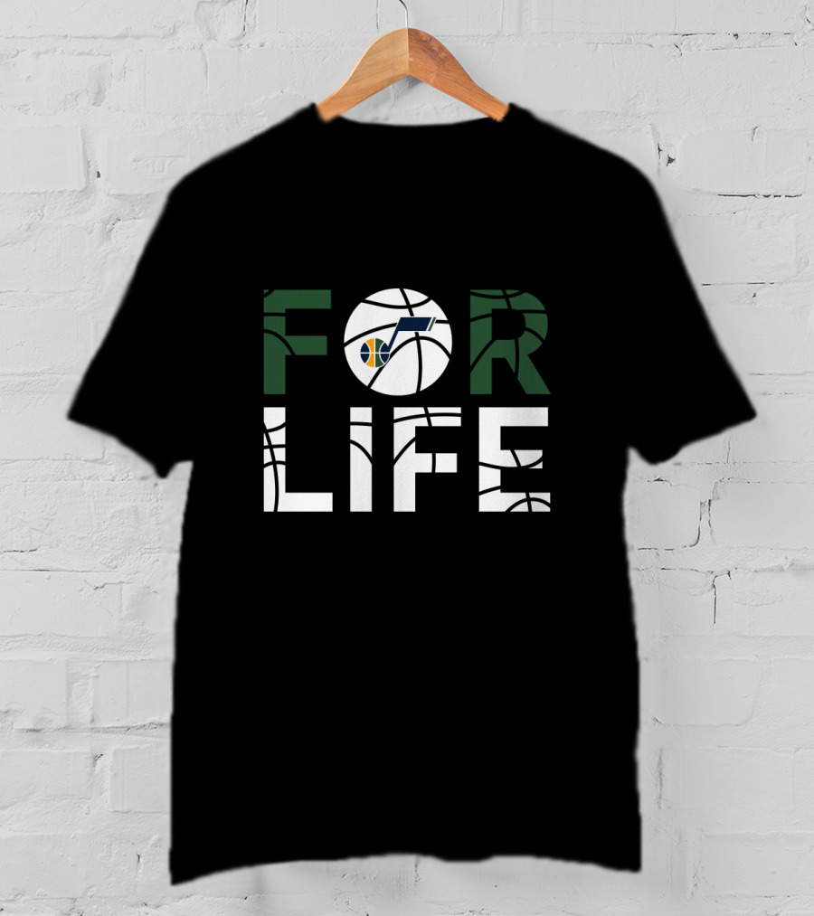 Utah Jazz Basketball For Life Fans T-Shirt
