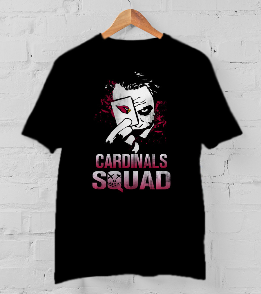 Cardinals Squad Joker Arizona Cardinals Fans T-Shirt