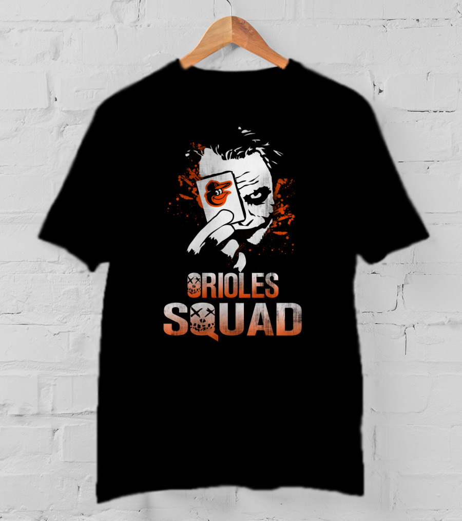 Orioles Squad Joker Baltimore Orioles Fans Playing Card T-Shirt