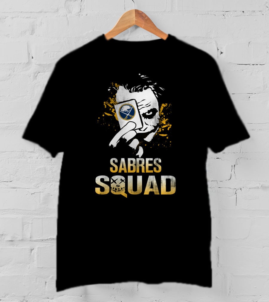 Sabres Squad Joker Buffalo Sabres Fan Card T-Shirt