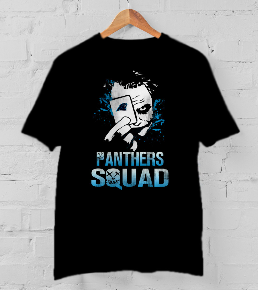 Panthers Squad Joker Card Carolina Panthers Fans T-Shirt