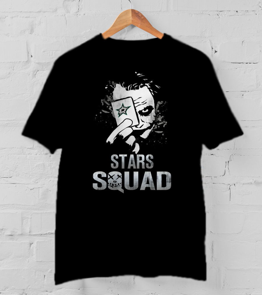 Stars Squad Joker Dallas Fans Playing Card T-Shirt