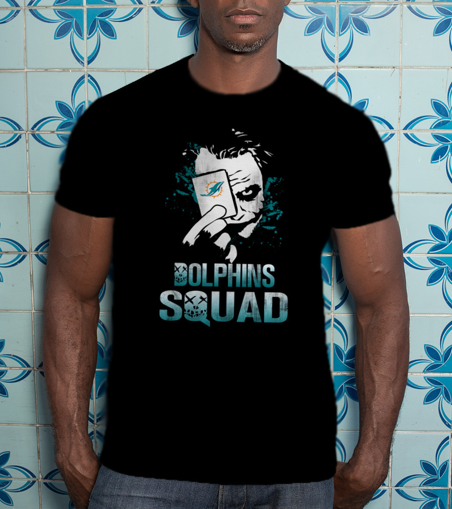 Dolphins Squad Joker Card Miami Fans T-Shirt