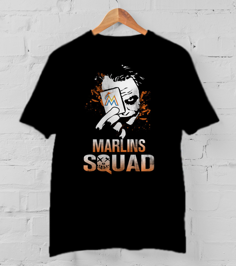 Marlins Squad Joker Card Fan T-Shirt