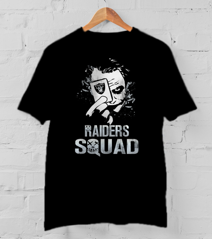 Raiders Squad Joker Card Raiders Fans T-Shirt