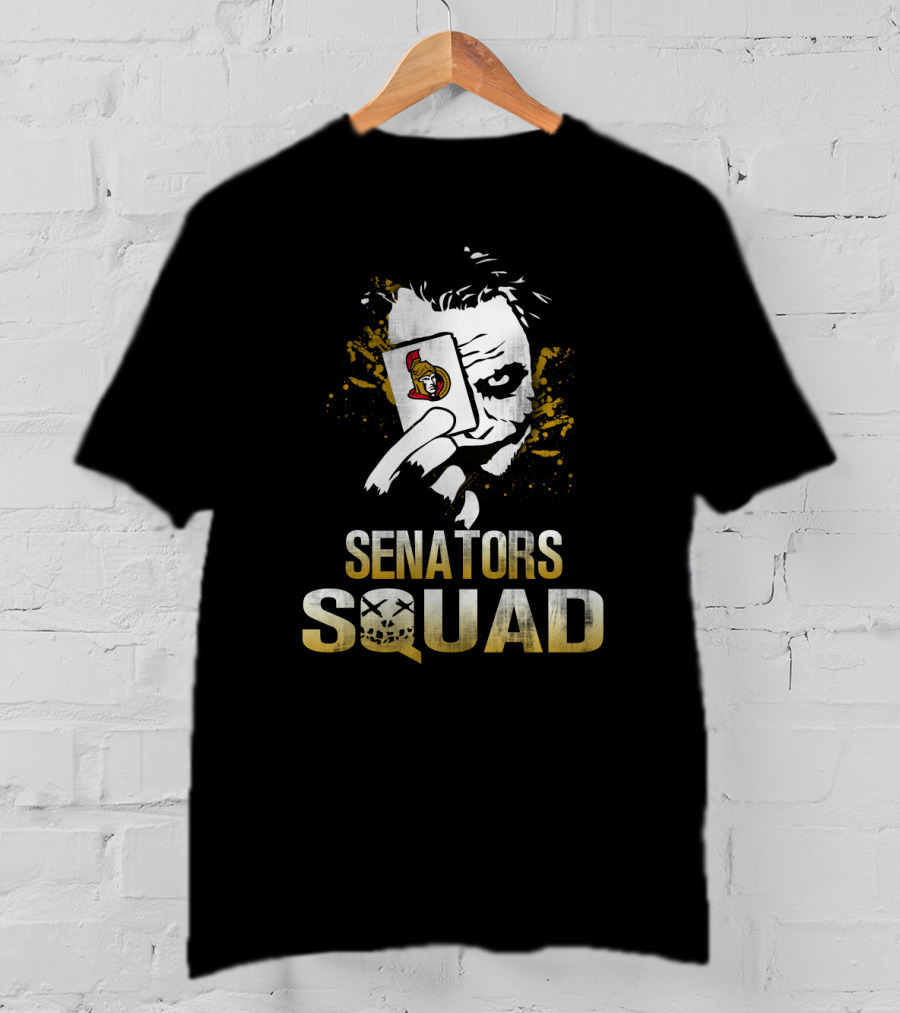 Ottawa Senators Fans Joker Card Senators Squad T-Shirt