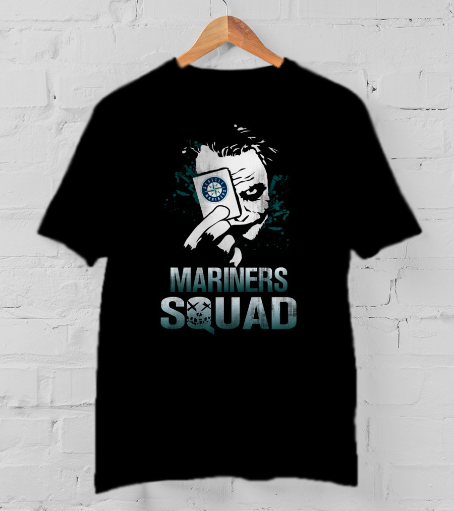 Seattle Mariners Squad Joker Card Fan T-Shirt