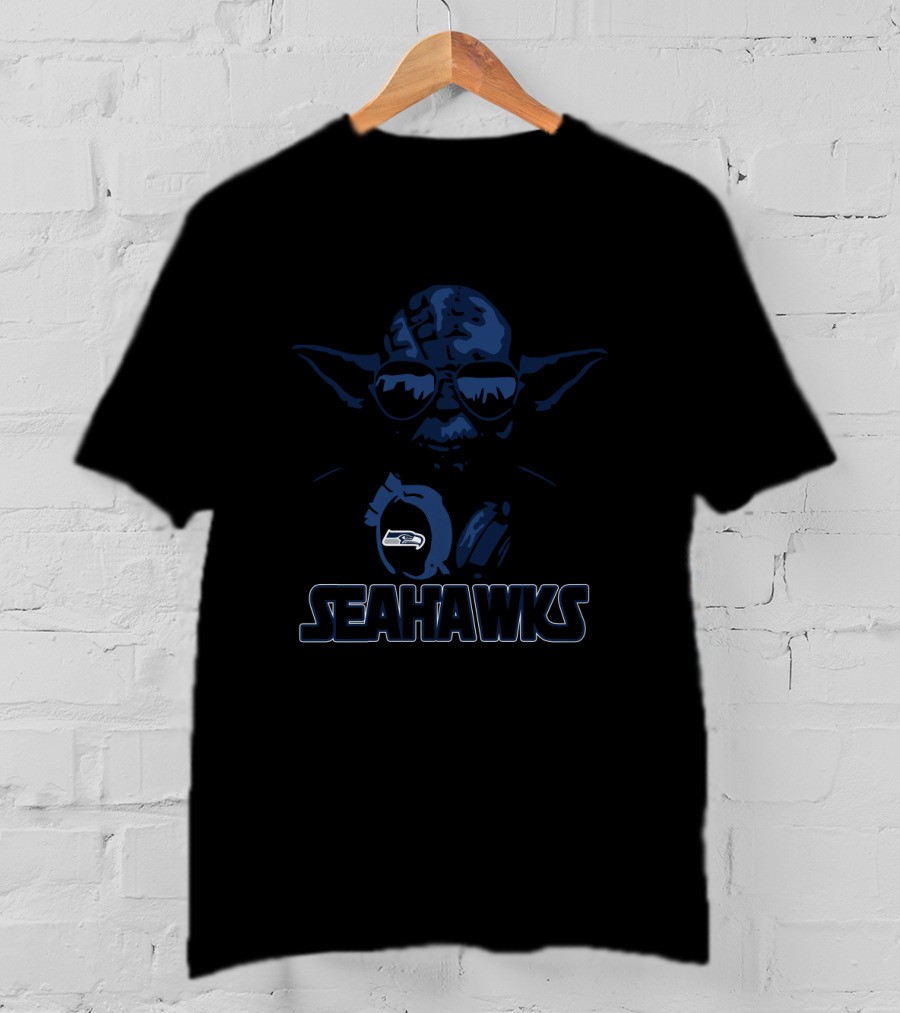 Yoda Seahawks Star Wars Football Fans T-Shirt