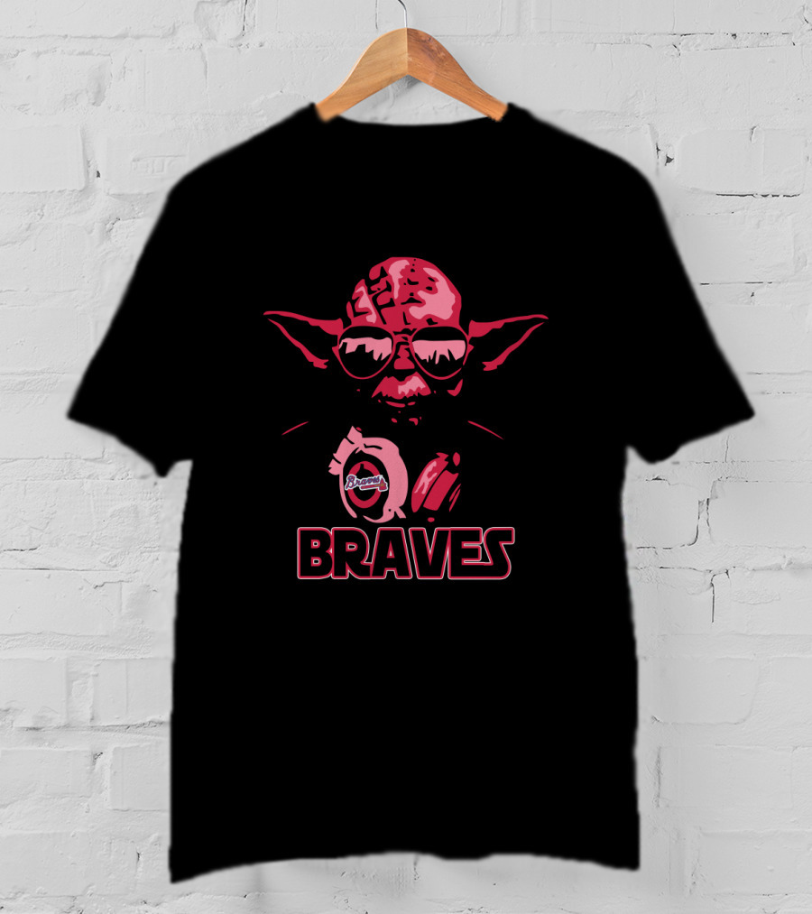 Yoda Braves Star Wars Atlanta Fans T-Shirt