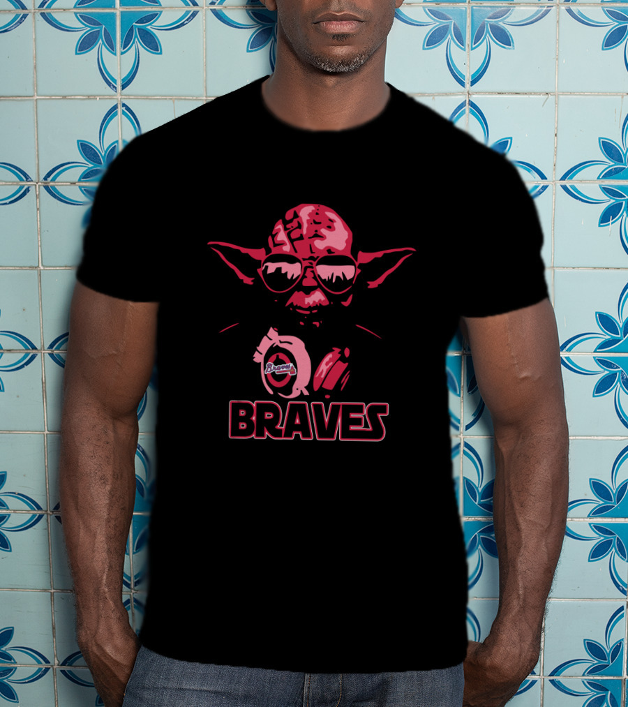 Yoda Braves Star Wars Atlanta Fans T-Shirt